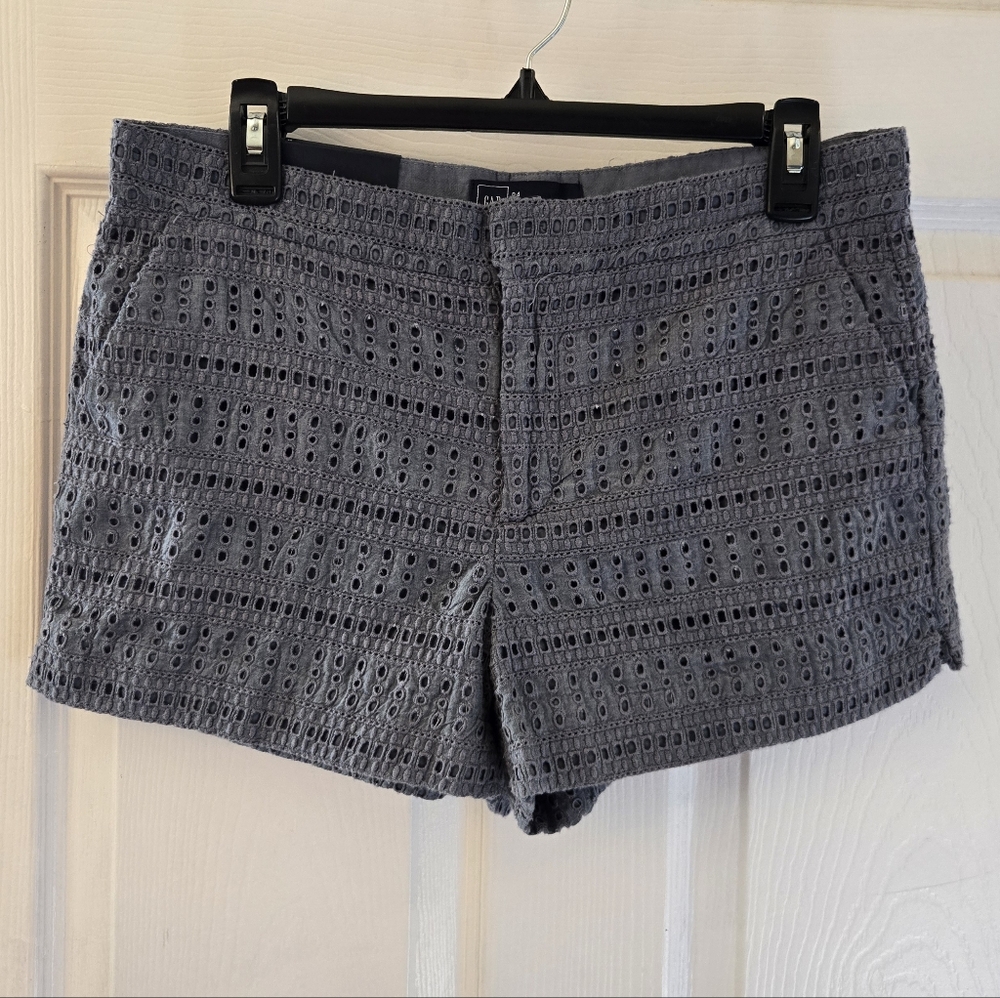 Women Lace Gray Shorts